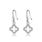 Diamond Clover Earrings