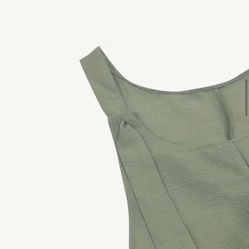 Free People Mauve Textured Pocket Romper - Tie Straps - Adjustable Lightweight