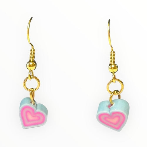 Colorful Heart Earrings