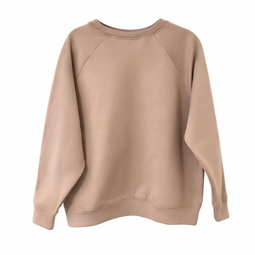 Essentials Oversized Sweatshirt M in Neutral Cobblestone Crewneck Pullover