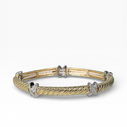 Gold and Silver Bracelet