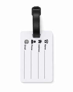 Funny Adult Humor Luggage Tag – “Live Laugh Love” Travel Bag Tag - Sable & Red