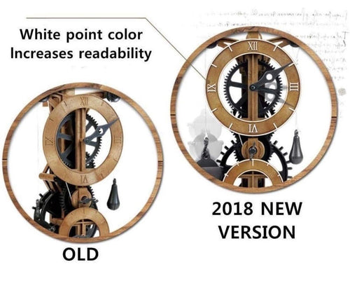 Leonardo Da Vinci Mechanical Clock Educational Model Kit - Sable & Red