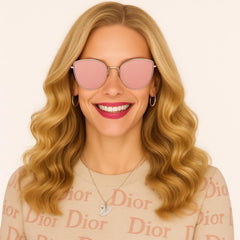 Rose Gold Optimum Optical Sunglasses | Rosewood/Summer Of Love - Sable & Red