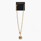 Givenchy Gold Ruby and Diamond Pendant Necklace