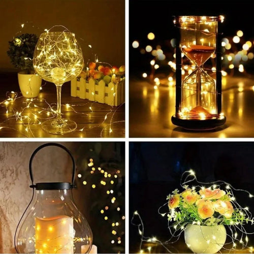 Mini Fairy Lights Copper Wire 5 pack Bundle Wholesale - Flashing 3 Speed Modes