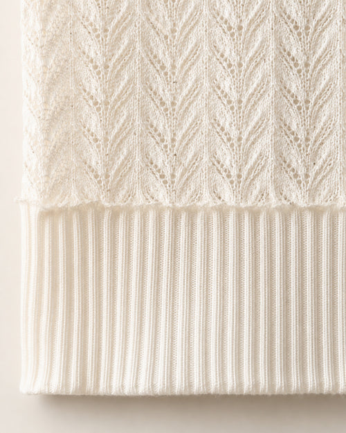 Candie’s White Open Knit V-Neck Sweater Top Size Large Rayon Long Sleeve Tunic