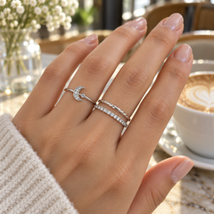 Random Silver Rings Mystery Boho Minimalist Jewelry • 3, 5, or 10 set