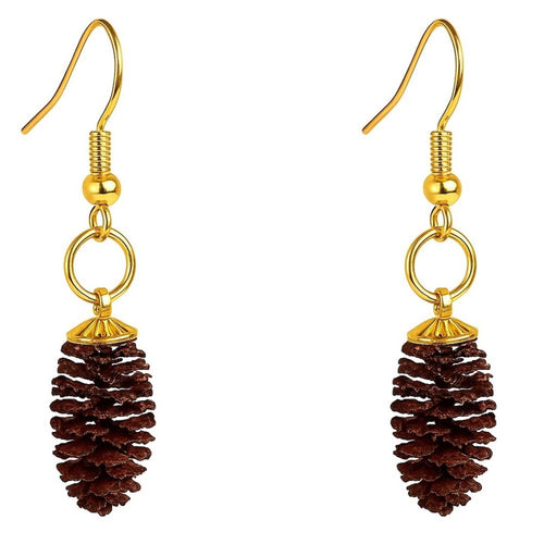 Pine Cone Earrings Fall Autumn Forest Mountains Nature