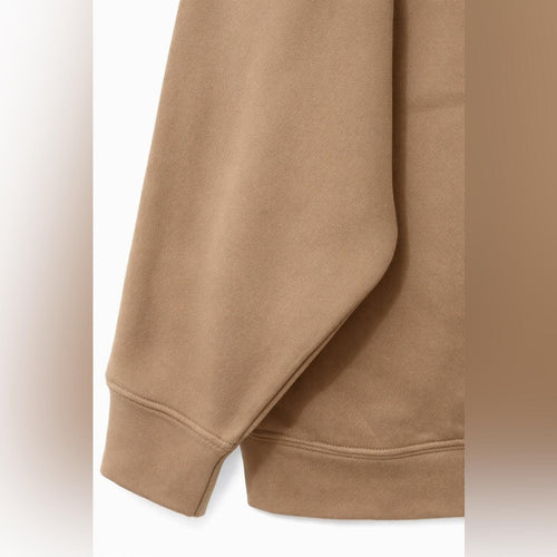 Essentials Oversized Sweatshirt M in Neutral Cobblestone Crewneck Pullover