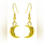 Gold Moon Earrings
