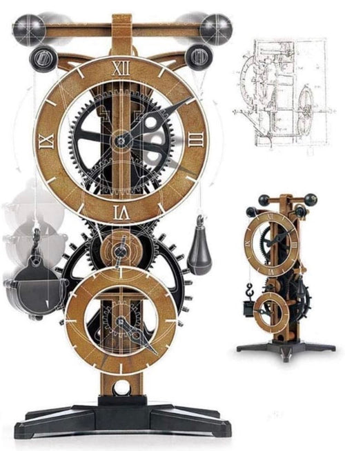 Leonardo Da Vinci Mechanical Clock Educational Model Kit