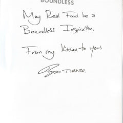 Boundless Cookbook by Ryan Turner Signed Autographed! Sola Sweetener Founder - Sable & Red