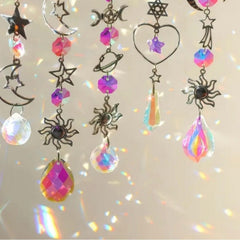 ✨BUY NOW Crystal Sun Catchers Wind Chimes✨ PICK ONE✨ - Sable & Red