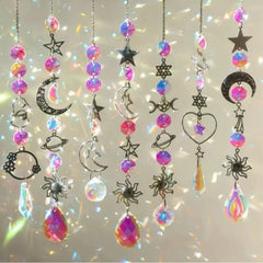 ✨BUY NOW Crystal Sun Catchers Wind Chimes✨ PICK ONE✨ - Sable & Red