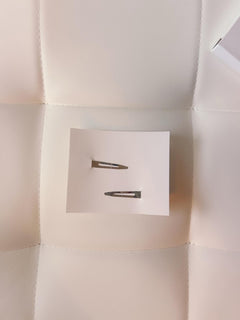 Dior Hair Clips Backstage Limited Edition Pink Logo Hair Clips - Sable & Red