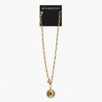 Givenchy Gold Ruby and Diamond Pendant Necklace - Sable & Red
