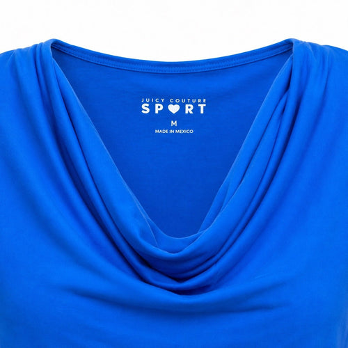 Juicy Couture Sport Juicy Is Killin’ It Blue Top Size M - Sable & Red