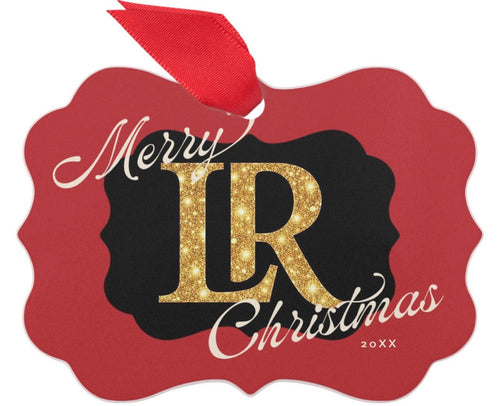 Lenoir-Rhyne Christmas Ornament | LR Bears Alumni Gift – Pre-Order - Sable & Red