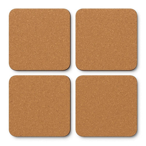 Louis Vuitton LV Logo Colorful Fashion Coasters Set - Set of 4 Glossy Coasters - Sable & Red
