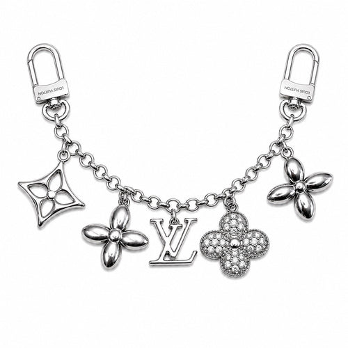 Louis Vuitton Spring Street Chain Bag Charm in Silver with Gold Accent - Sable & Red