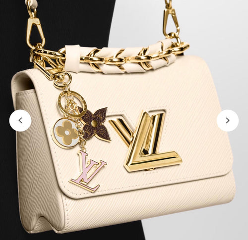 Louis Vuitton Spring Street Pink Enamel & Gold Bag Charm & Key Holder M01187 - Sable & Red