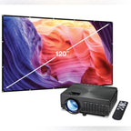 Memorex All In One Projector & Screen Kit Model MPJ302VP BRAND NEW UNOPENED BOX - Sable & Red