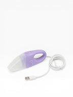 Portable USB Handheld Mini Vacuum Cleaner in Light Purple • Great for Desktop! - Sable & Red