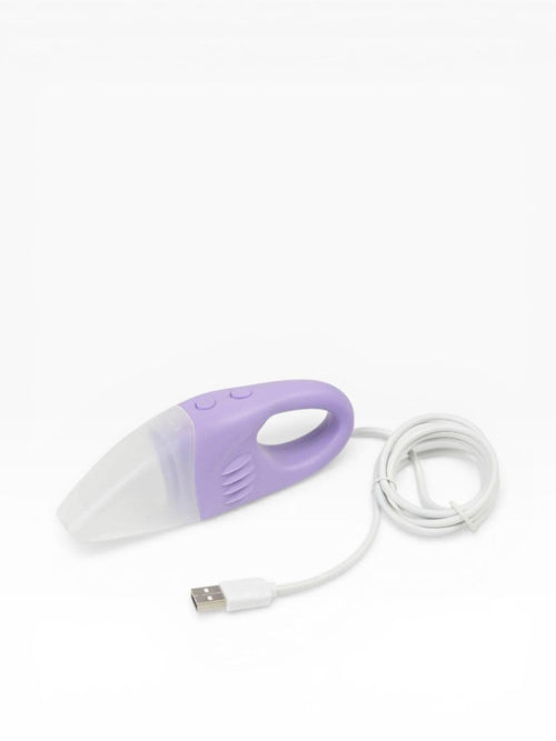 Portable USB Handheld Mini Vacuum Cleaner in Light Purple • Great for Desktop! - Sable & Red