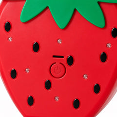 Strawberry Light Up LED Tumbler with Straw 16.2 oz - Sable & Red