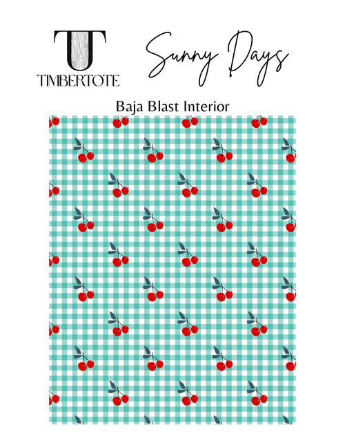Sunny Days - Baja Blast - Sable & Red