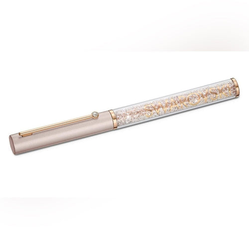 Swarovski Crystal Pen Black Ink Ballpoint Sparkling REAL Authentic Crystals - Sable & Red